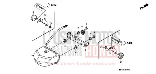 FANALE POSTERIORE CBR600RAA di 2010